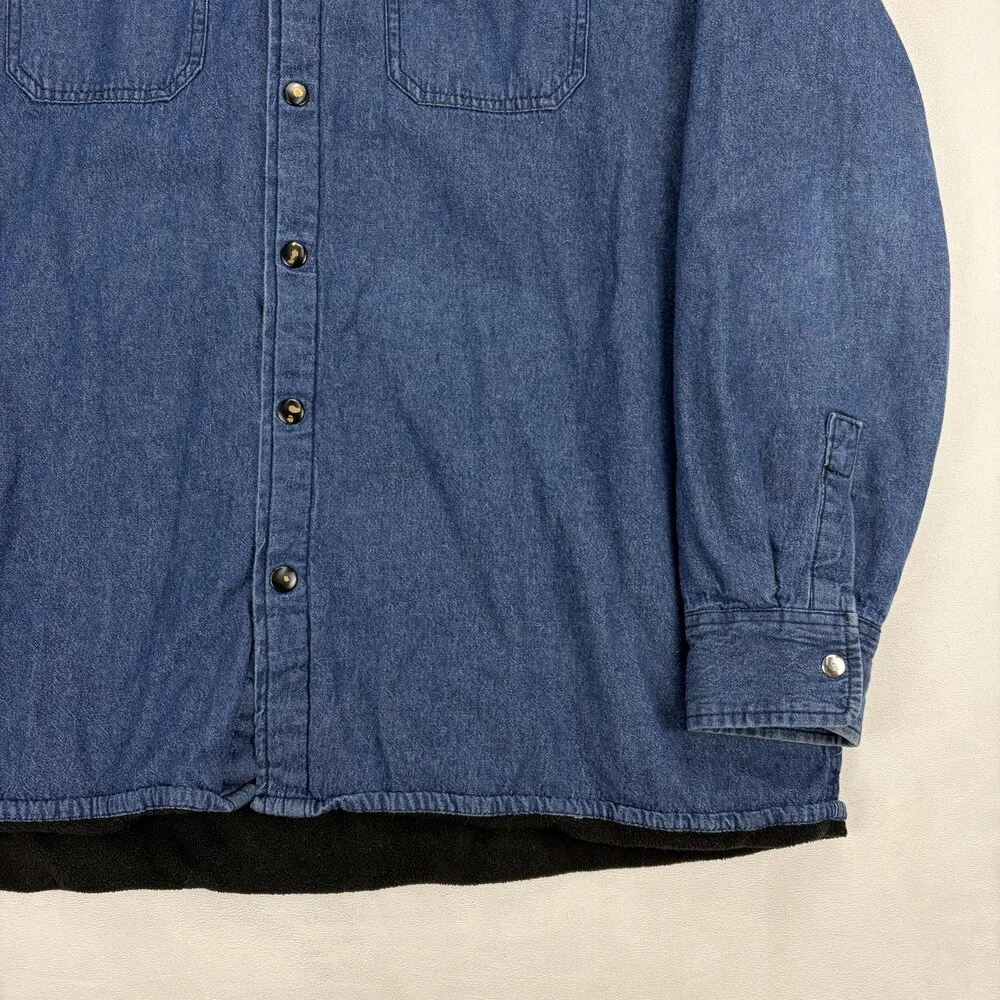 Canyon‎ Guide Outfitters Lined Denim Jean Jacket XL